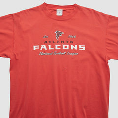 Atlanta Falcons NFL 2000s T-shirt Red Vintage - Fanatics
