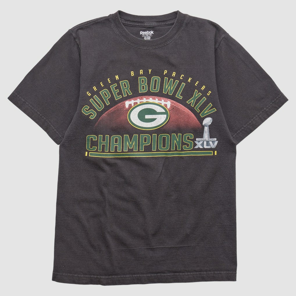 Green Bay Packers Reebok 2011 T-shirt Black Vintage - Fanatics