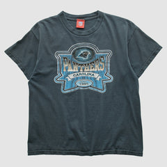 Carolina Panthers NFL 2000s T-shirt Navy Vintage - Fanatics