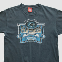 Carolina Panthers NFL 2000s T-shirt Navy Vintage - Fanatics