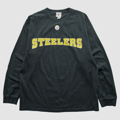 Pittsburgh Steelers NFL 2000s Long Sleeve T-shirt Black Vintage - Fanatics