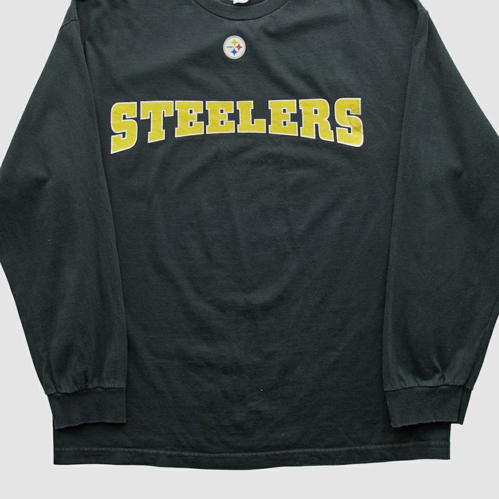 Pittsburgh Steelers NFL 2000s Long Sleeve T-shirt Black Vintage - Fanatics