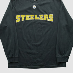 Pittsburgh Steelers NFL 2000s Long Sleeve T-shirt Black Vintage - Fanatics