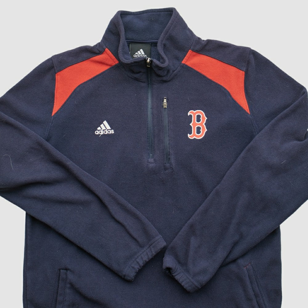 Boston Red Sox Adidas 2010s 1/4 Zip Sweatshirt On Sale