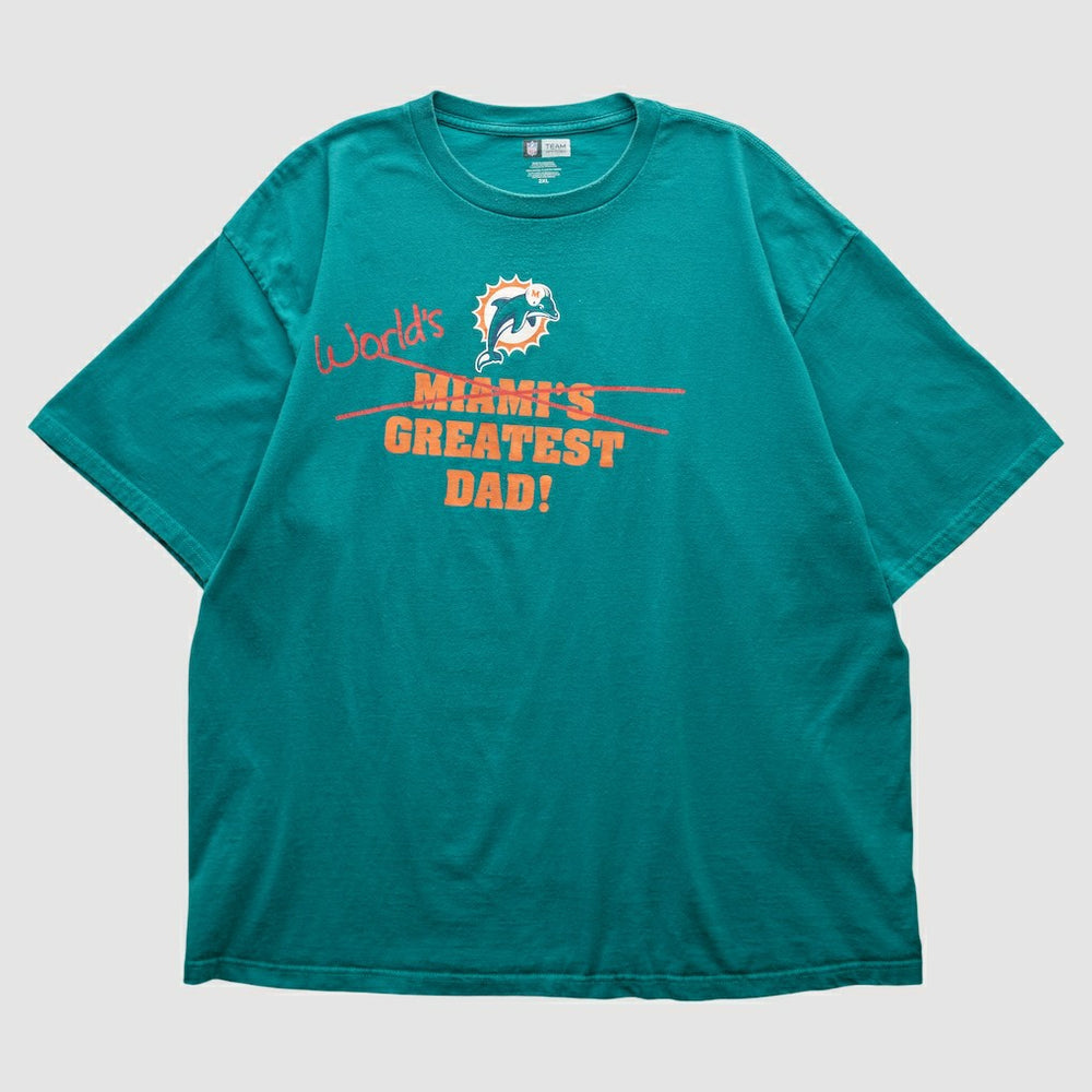 Miami Dolphins NFL 2010s T-shirt Teal Vintage - Fanatics