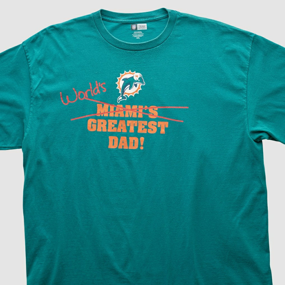 Miami Dolphins NFL 2010s T-shirt Teal Vintage - Fanatics
