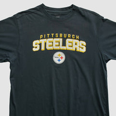 Pittsburgh Steelers Reebok 2000s T-shirt Black Vintage - Fanatics