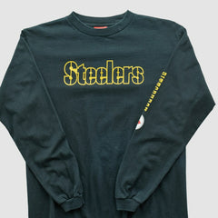 Pittsburgh Steelers NFL 2000s Long Sleeve T-shirt Black Vintage - Fanatics