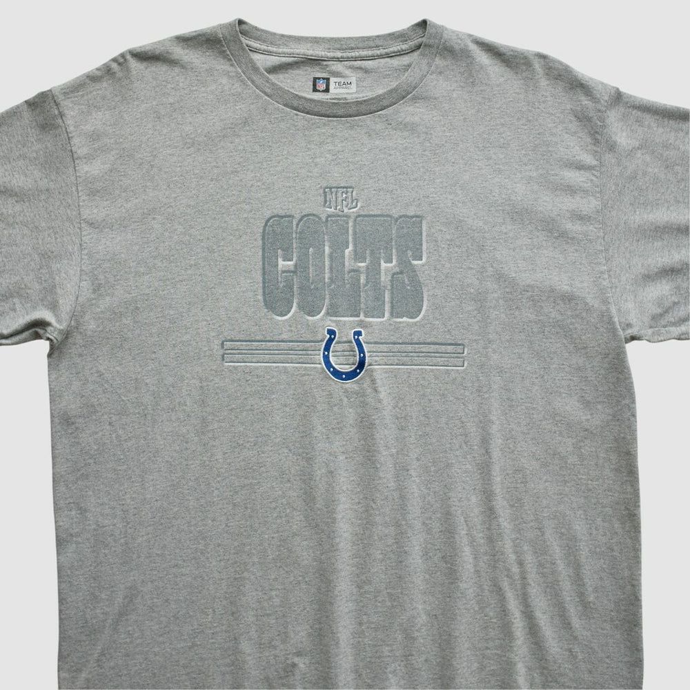 Indianapolis Colts NFL 2010s T-shirt Heather Gray Vintage - Fanatics