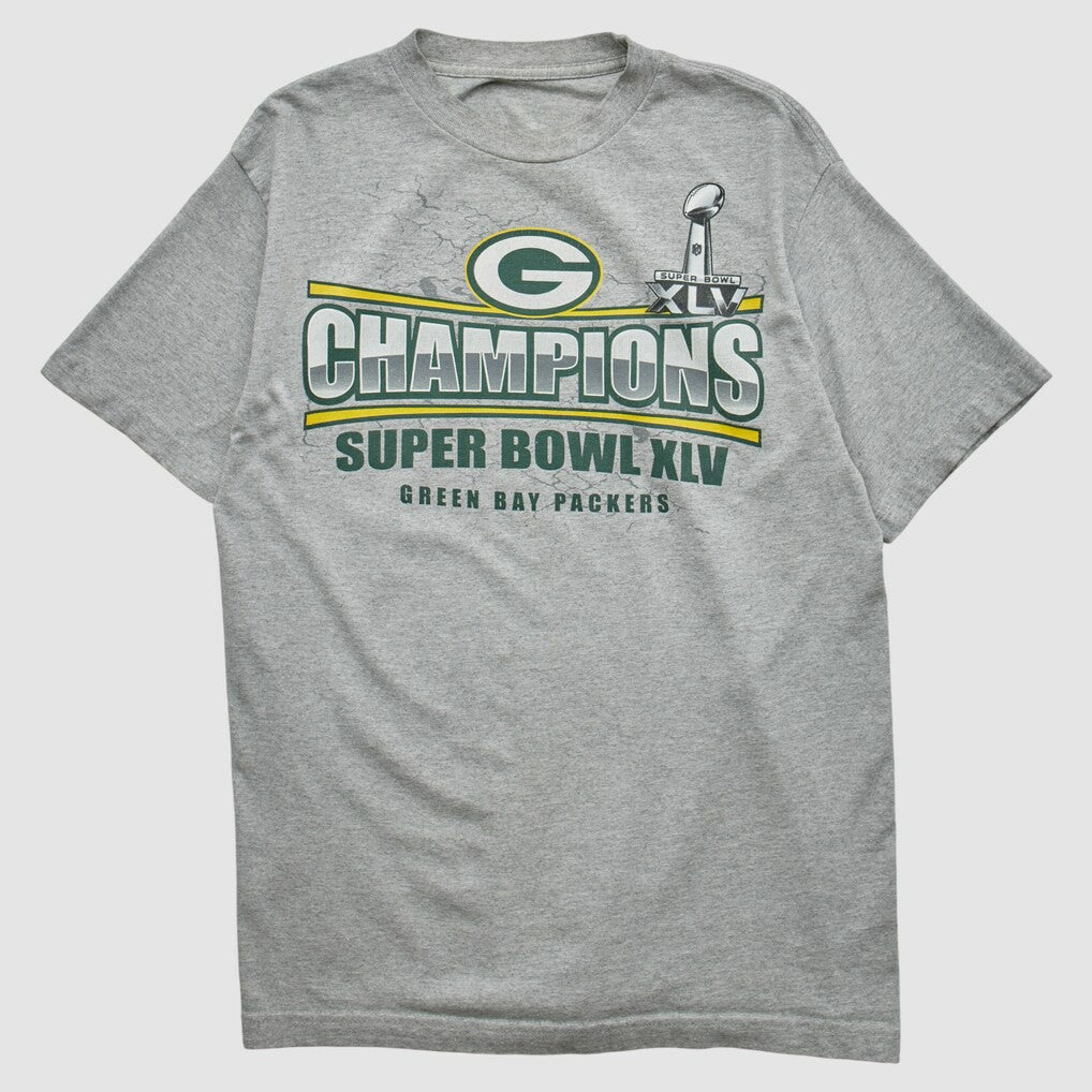 Green Bay Packers 2011 T-shirt Heather Gray Vintage - Fanatics