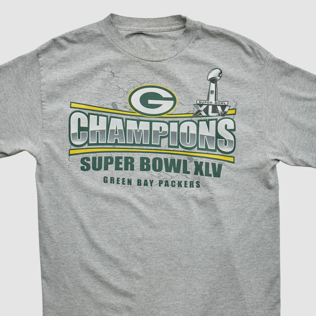Green Bay Packers 2011 T-shirt Heather Gray Vintage - Fanatics