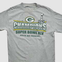 Green Bay Packers 2011 T-shirt Heather Gray Vintage - Fanatics