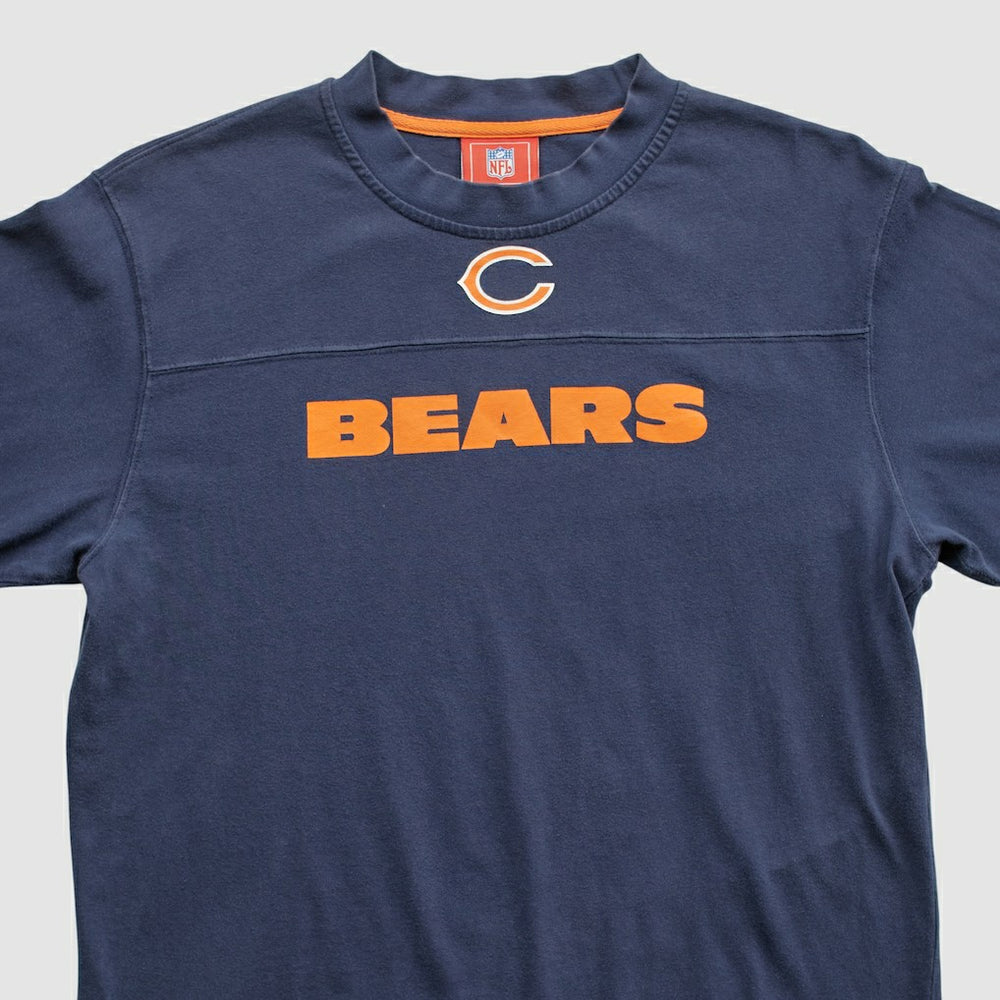Chicago Bears NFL 2000s Long Sleeve T-shirt Navy Vintage - Fanatics