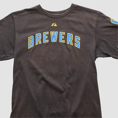 Milwaukee Brewers Majestic 2000s T-shirt Sale