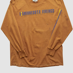 Minnesota Vikings Lee Apparel 2000s Long Sleeve T-shirt Brown Vintage - Fanatics
