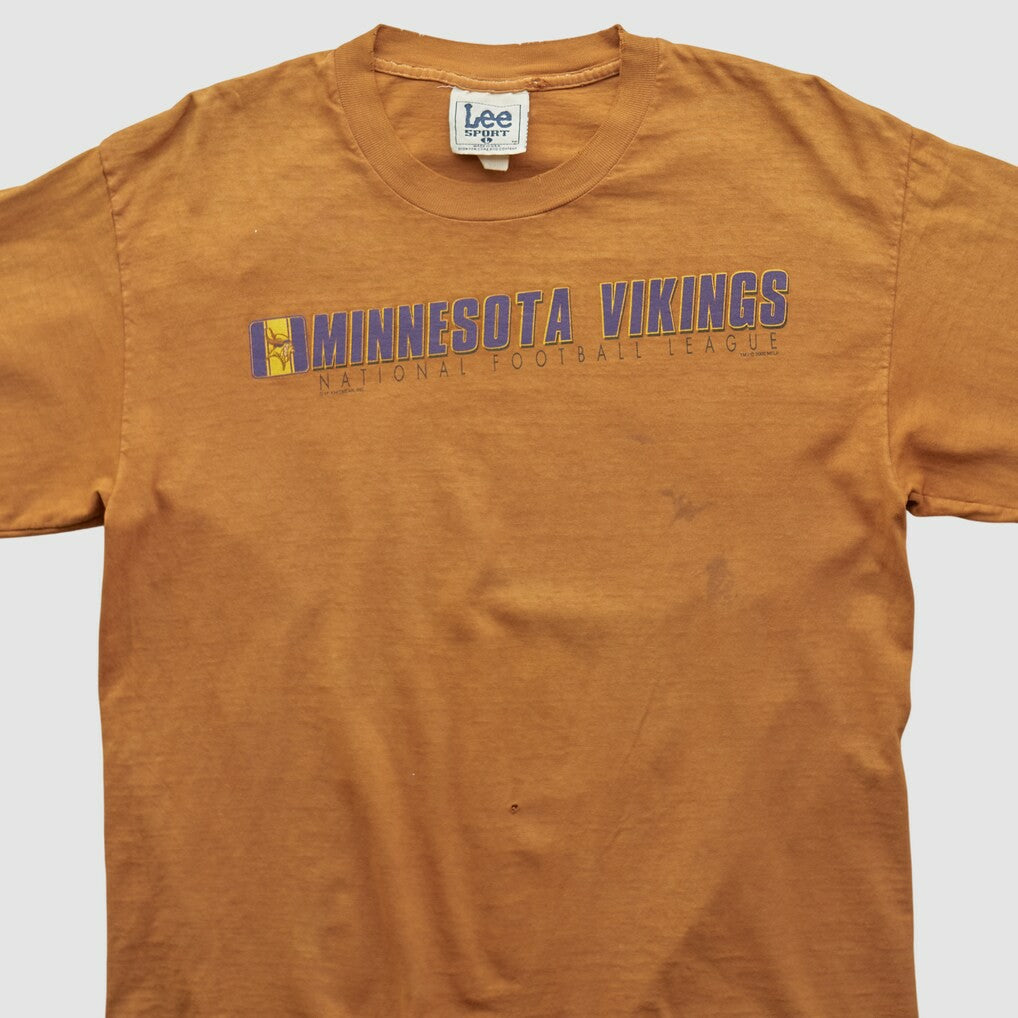 Minnesota Vikings Lee Apparel 2000s Long Sleeve T-shirt Brown Vintage - Fanatics