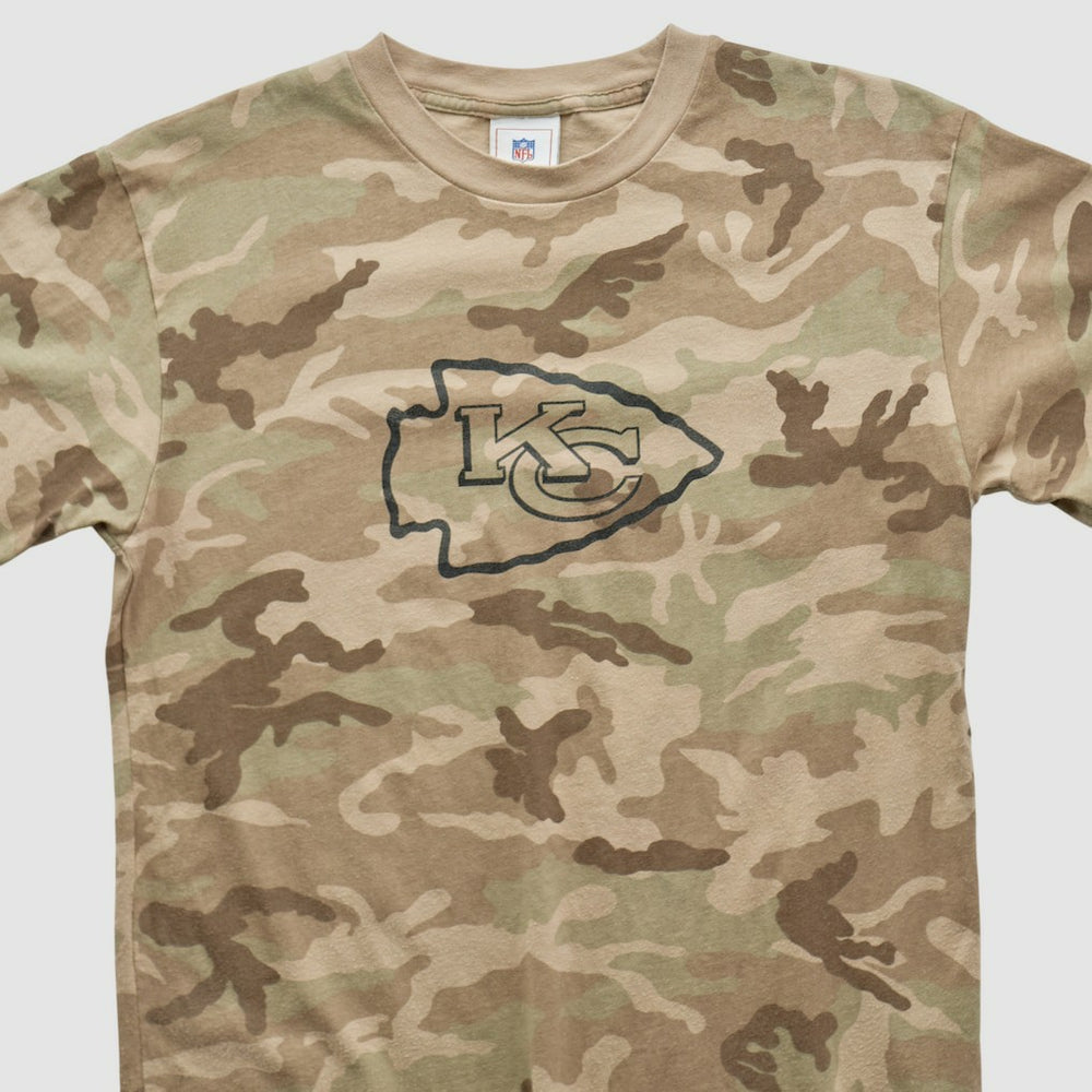 Kansas City Chiefs NFL 2000s T-shirt Camo Vintage - Fanatics