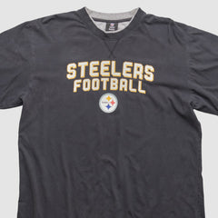 Pittsburgh Steelers Reebok 2010s Long Sleeve T-shirt Black Vintage - Fanatics
