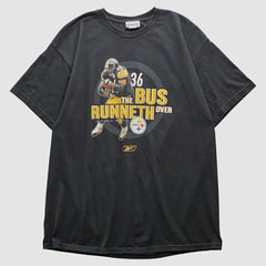 Pittsburgh Steelers Reebok 2000s T-shirt Black Vintage - Fanatics