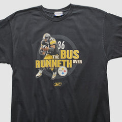 Pittsburgh Steelers Reebok 2000s T-shirt Black Vintage - Fanatics