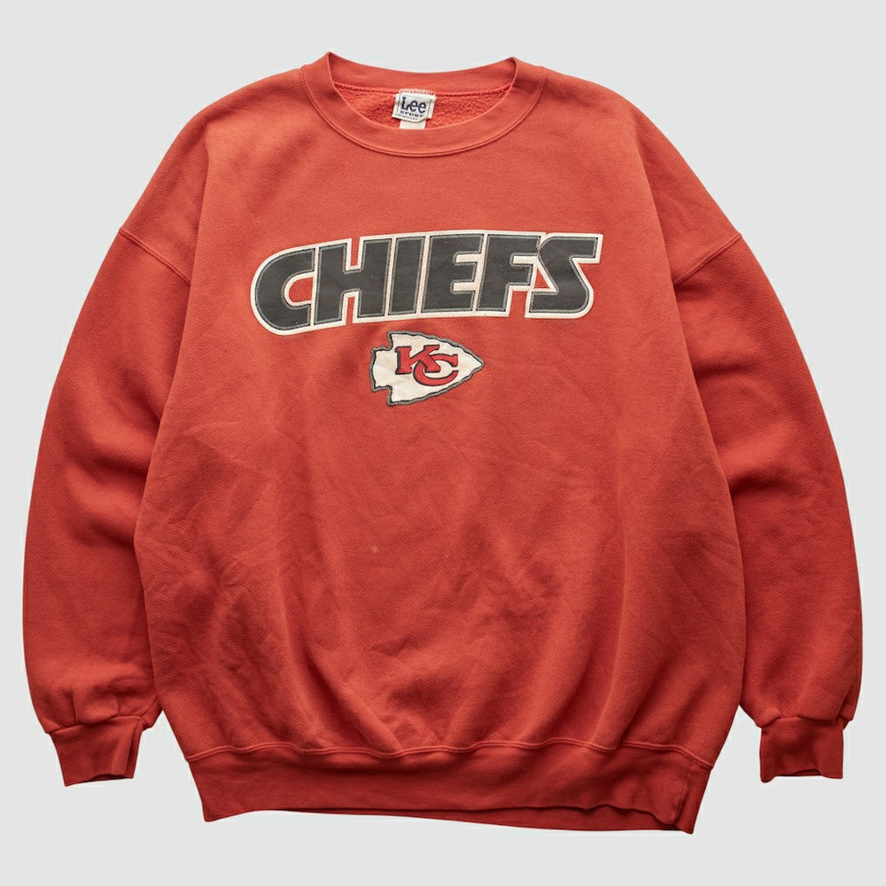 Kansas City Chiefs Lee Sport 2000s Pullover Sweatshirt Red Vintage - Fanatics
