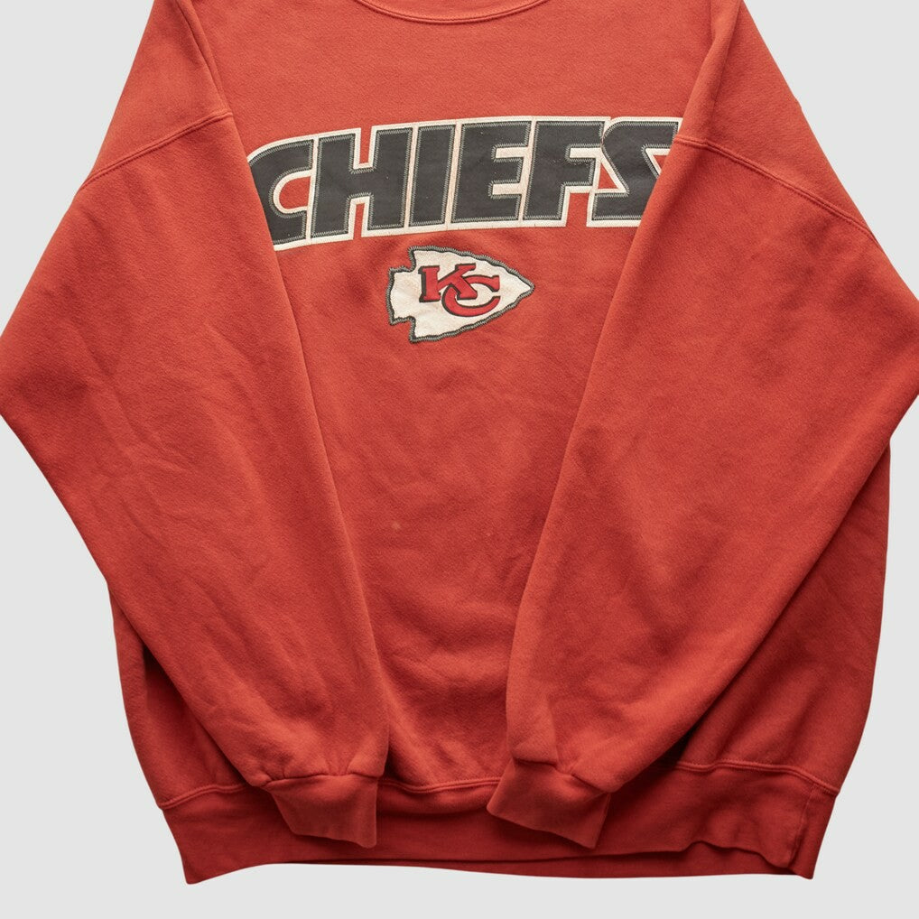 Kansas City Chiefs Lee Sport 2000s Pullover Sweatshirt Red Vintage - Fanatics