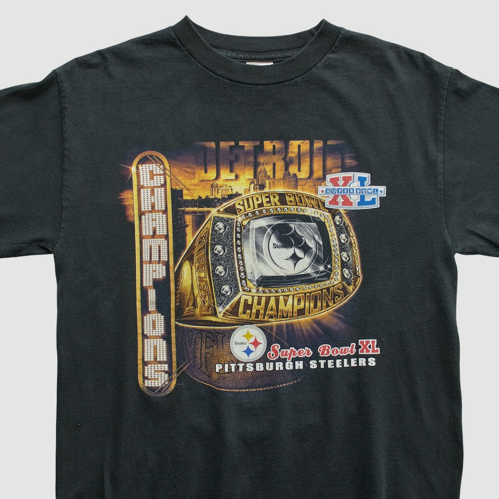 Pittsburgh Steelers Alstyle 2006 Long Sleeve T-shirt Black Vintage - Fanatics