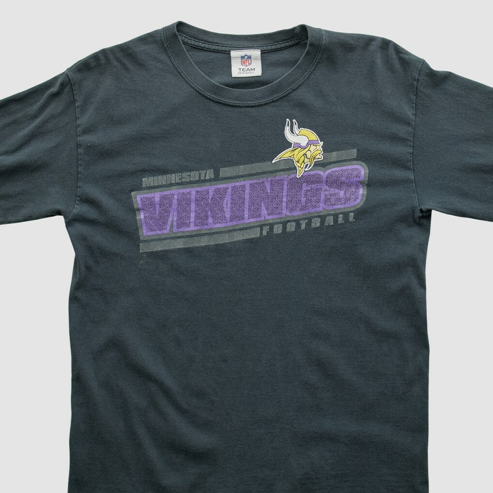 Minnesota Vikings NFL 2010s Long Sleeve T-shirt Charcoal Vintage - Fanatics