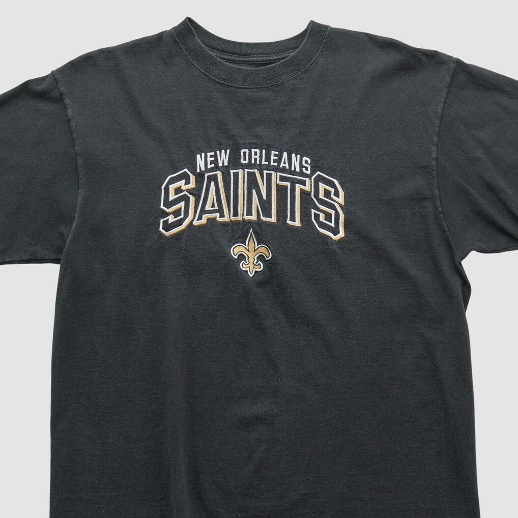 New Orleans Saints Reebok 2000s T-shirt Black Vintage - Fanatics