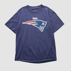 New England Patriots NFL 2000s T-shirt Navy Vintage - Fanatics