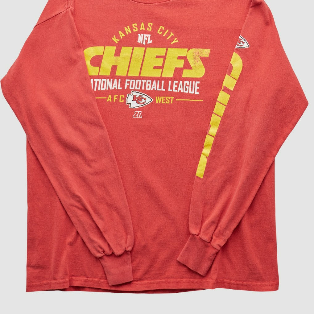 Kansas City Chiefs NFL 2010s Long Sleeve T-shirt Red Vintage - Fanatics