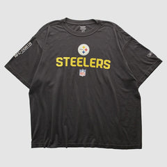 Pittsburgh Steelers Reebok 2000s T-shirt Black Vintage - Fanatics