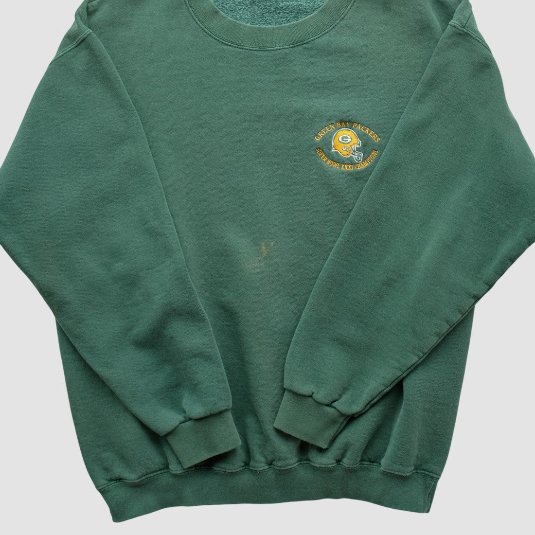 Green Bay Packers 1997 Sweatshirt Green Vintage - Fanatics