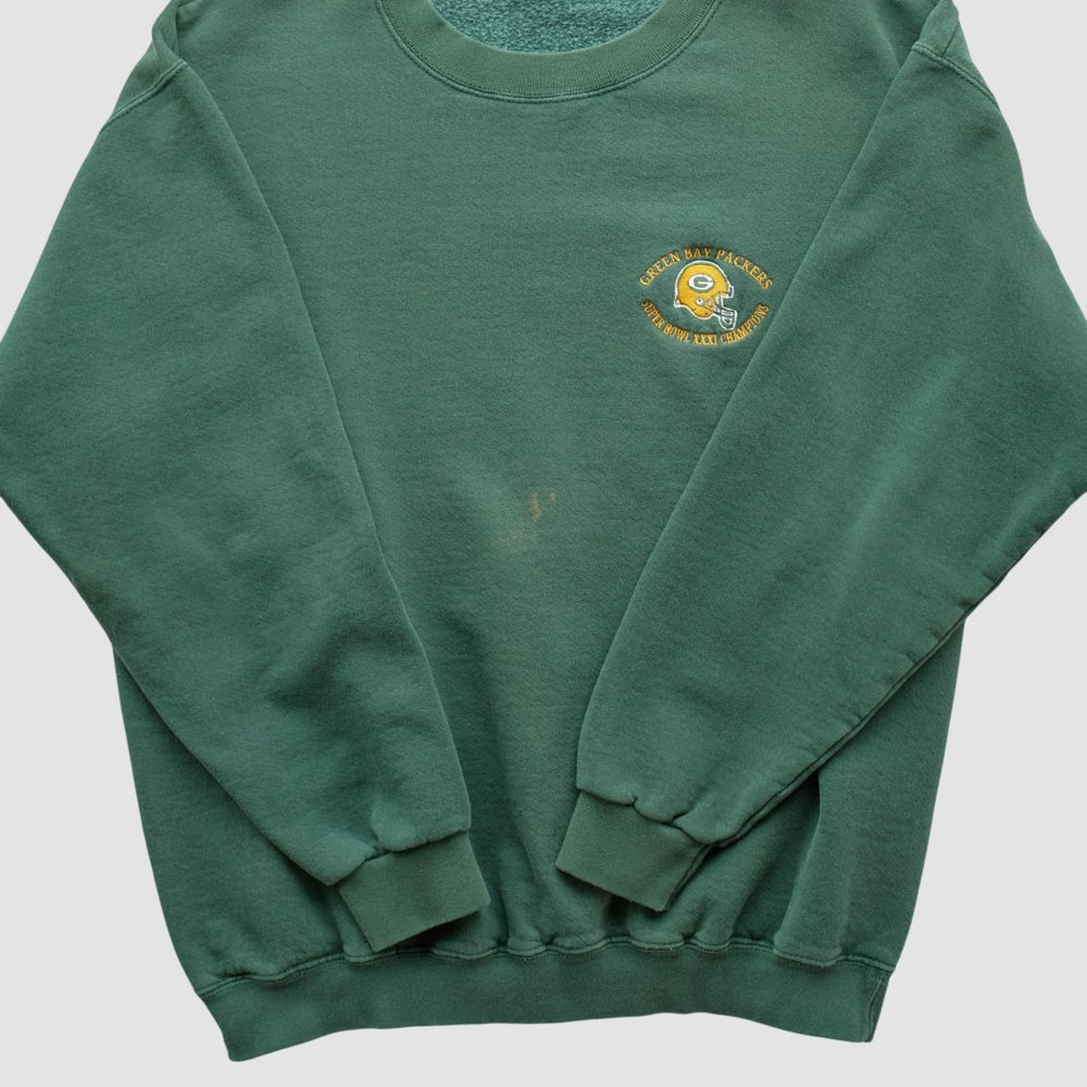 Green Bay Packers 1997 Sweatshirt Green Vintage - Fanatics