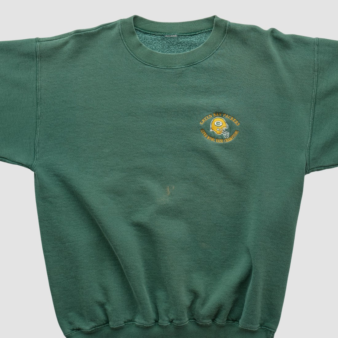 Green Bay Packers 1997 Sweatshirt Green Vintage - Fanatics
