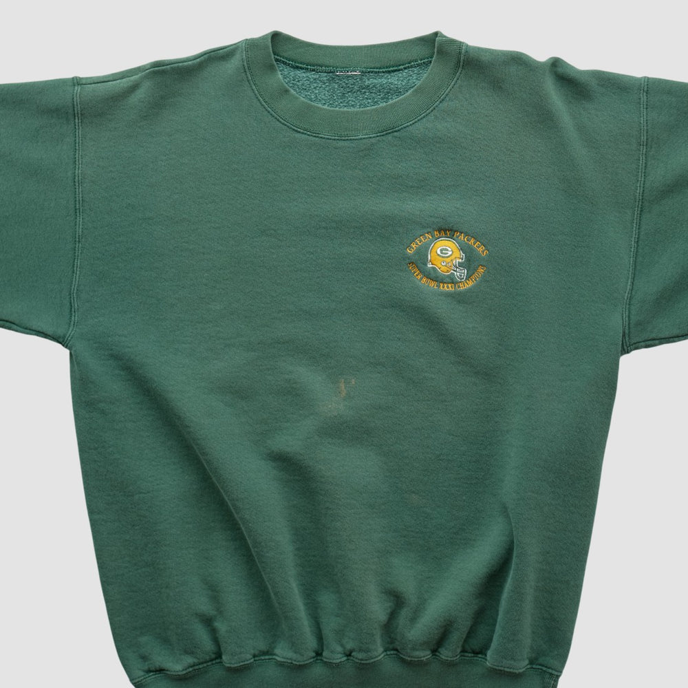 Green Bay Packers 1997 Sweatshirt Green Vintage - Fanatics