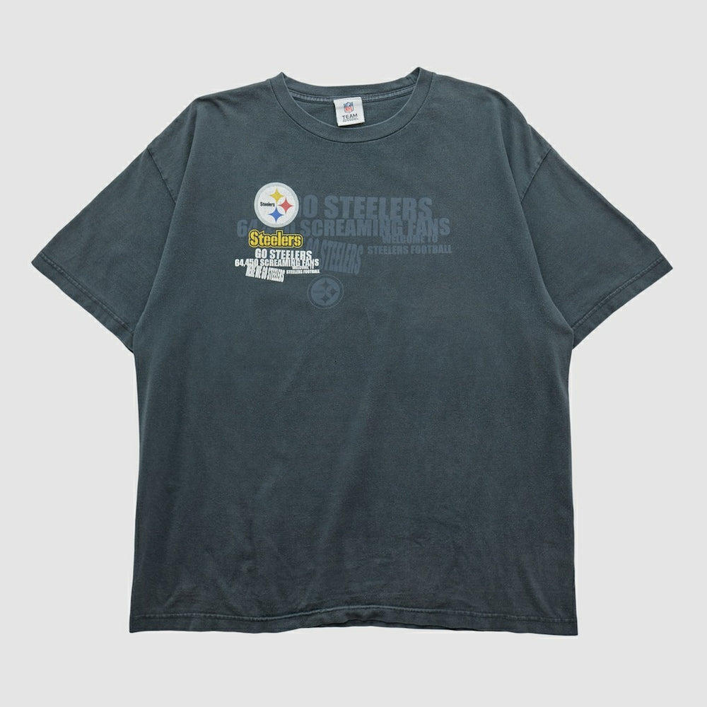 Pittsburgh Steelers NFL 2010s T-shirt Charcoal Vintage - Fanatics