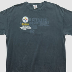 Pittsburgh Steelers NFL 2010s T-shirt Charcoal Vintage - Fanatics