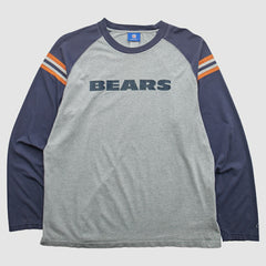 Chicago Bears NFL 2000s Long Sleeve T-shirt Heather Gray Vintage - Fanatics