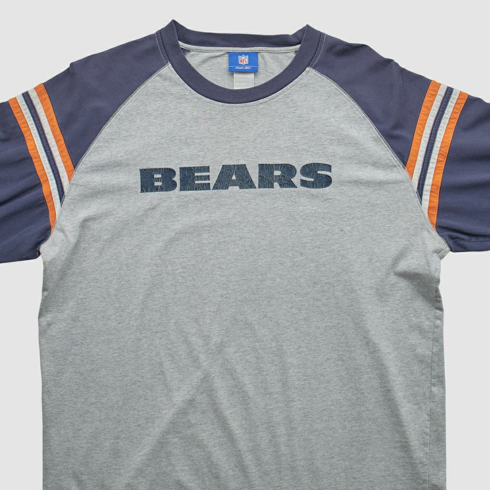 Chicago Bears NFL 2000s Long Sleeve T-shirt Heather Gray Vintage - Fanatics
