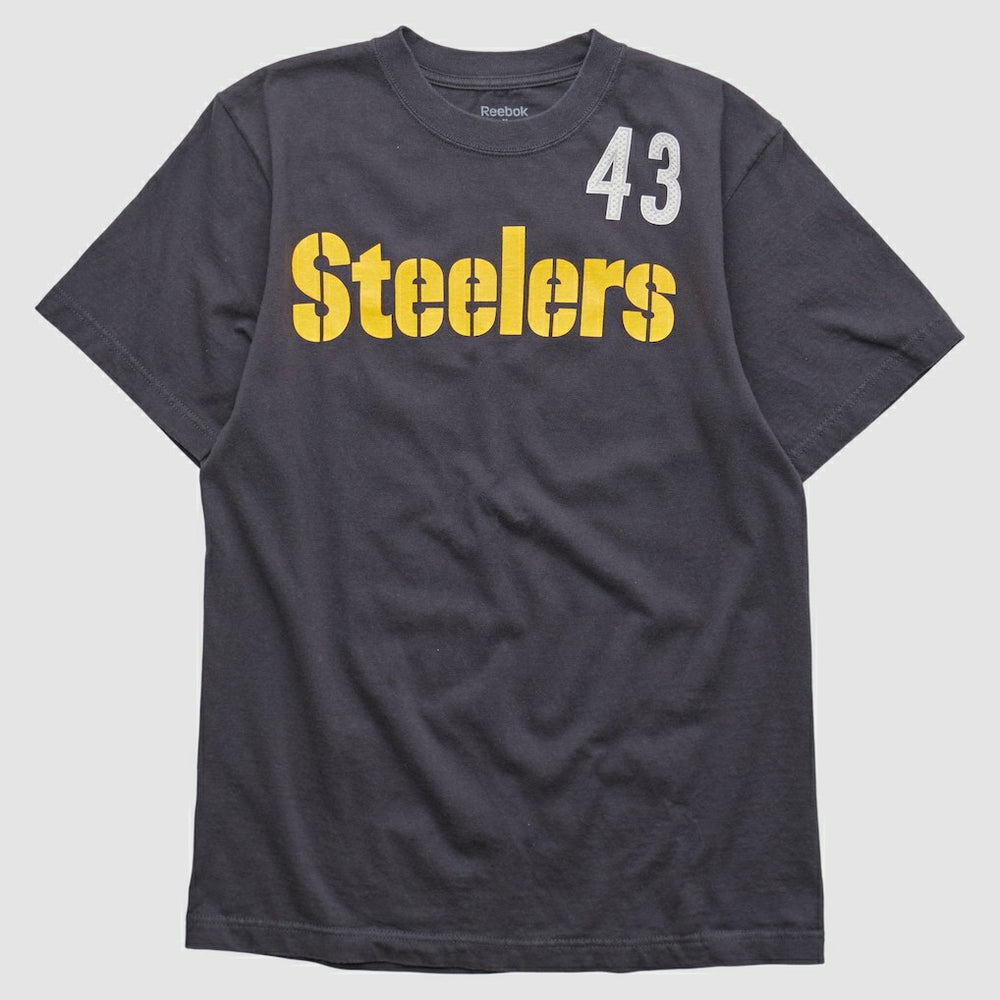 Pittsburgh Steelers Reebok 2000s T-shirt Black Vintage - Fanatics