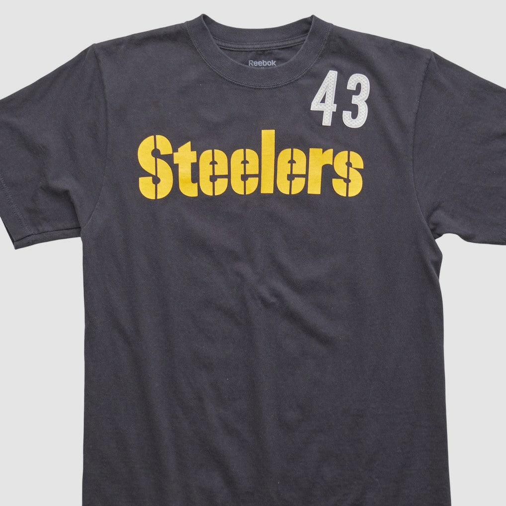 Pittsburgh Steelers Reebok 2000s T-shirt Black Vintage - Fanatics