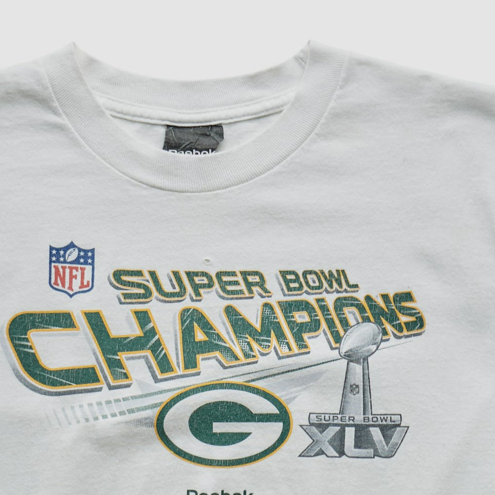Green Bay Packers Reebok 2011 T-shirt White Vintage - Fanatics