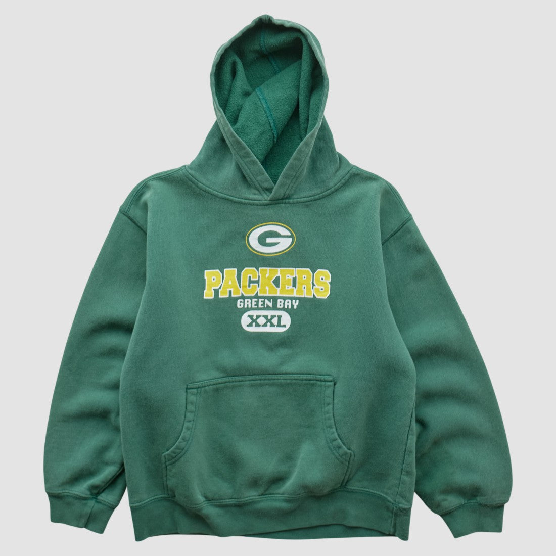 Green Bay Packers NFL 2000s Hooded Sweatshirt Green Vintage - Fanatics