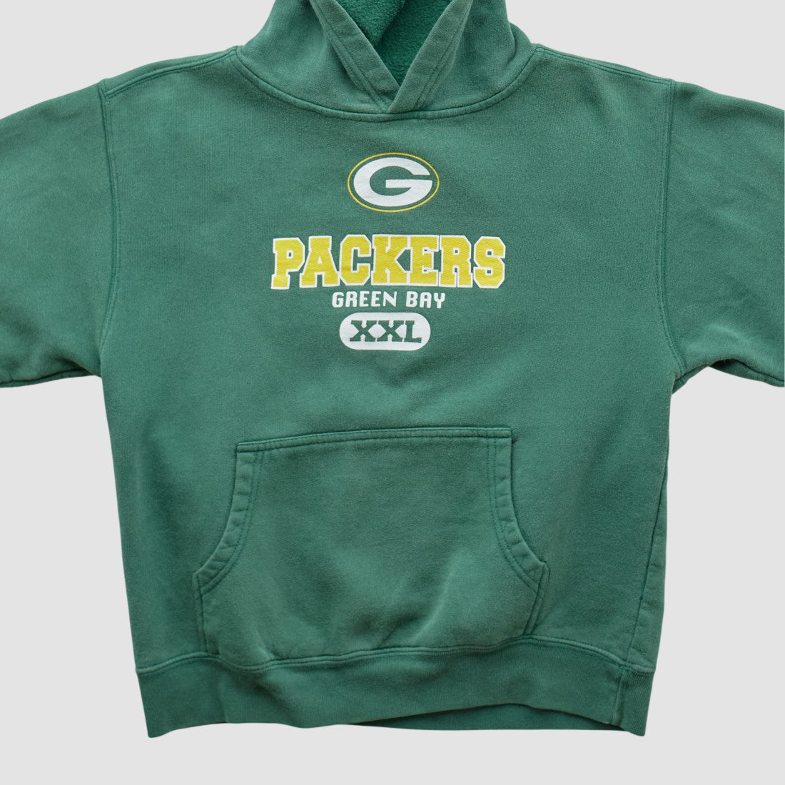Green Bay Packers NFL 2000s Hooded Sweatshirt Green Vintage - Fanatics