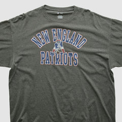New England Patriots NFL 2010s Long Sleeve T-shirt Dark Heather Gray Vintage - Fanatics