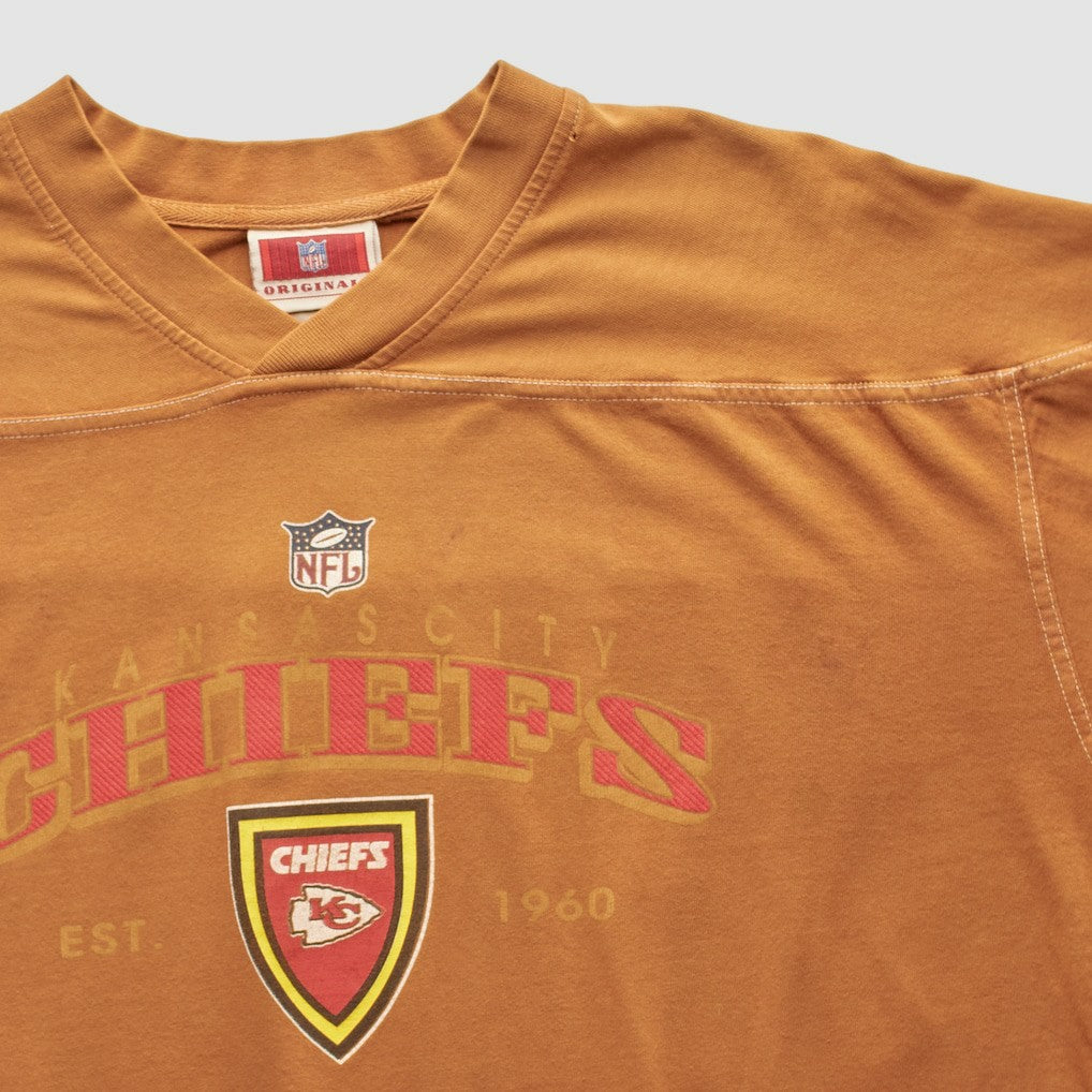 Kansas City Chiefs NFL 2000s Pullover Sweatshirt Brown Vintage - Fanatics