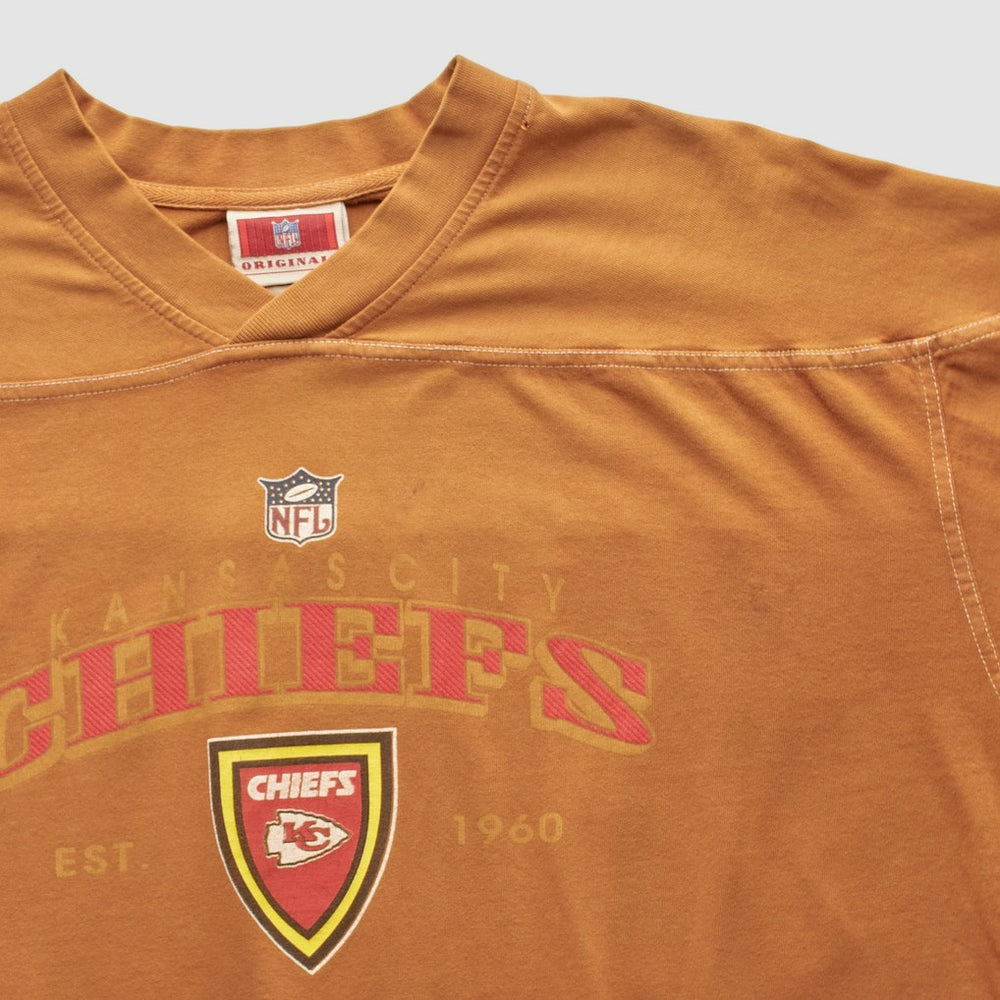 Kansas City Chiefs NFL 2000s Pullover Sweatshirt Brown Vintage - Fanatics