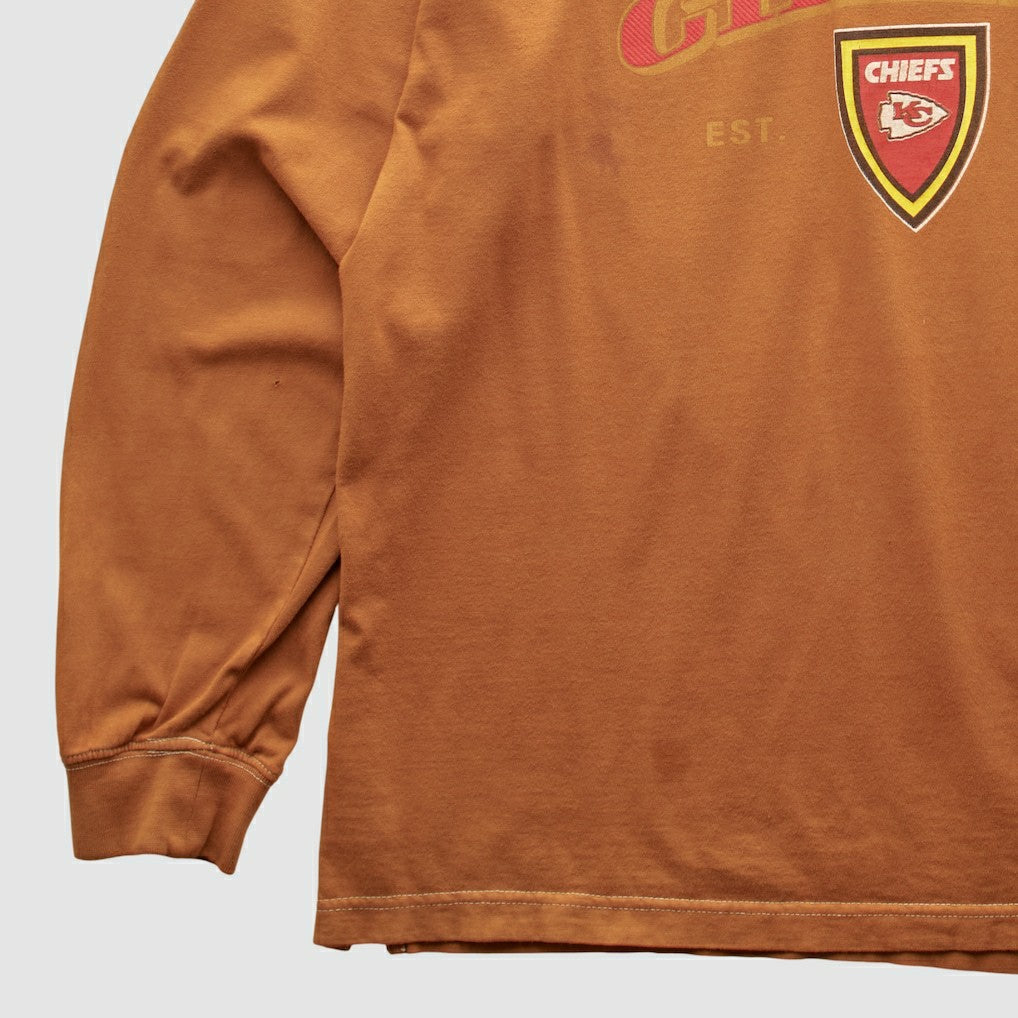 Kansas City Chiefs NFL 2000s Pullover Sweatshirt Brown Vintage - Fanatics