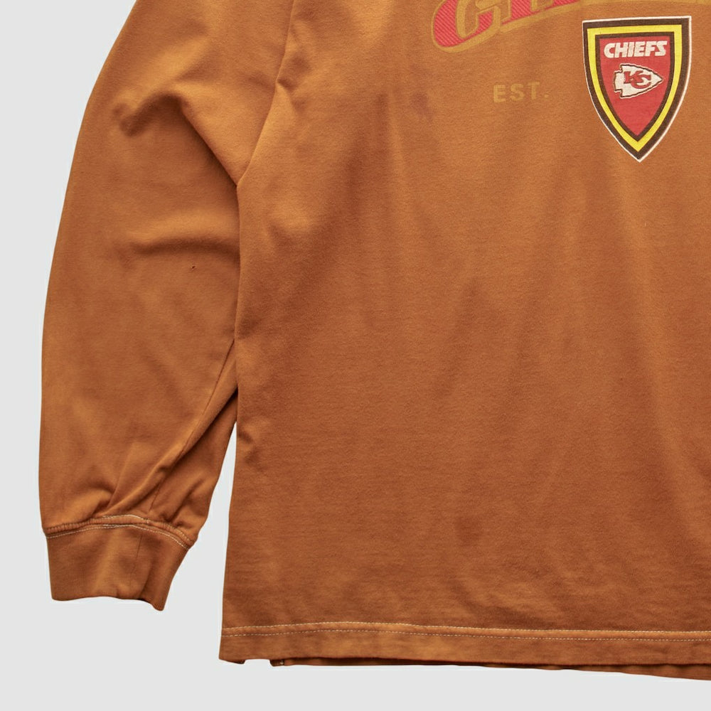 Kansas City Chiefs NFL 2000s Pullover Sweatshirt Brown Vintage - Fanatics